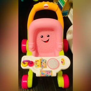 Fisher-Price Pink and Green Activity Walker